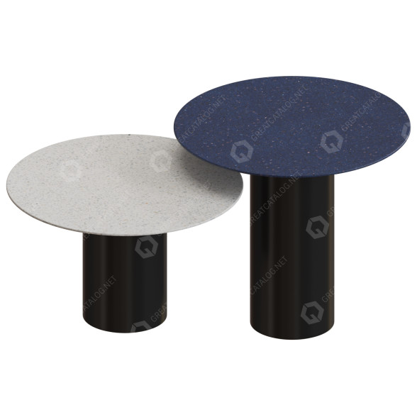 Coffee Tables Cappellini Mush 3D model