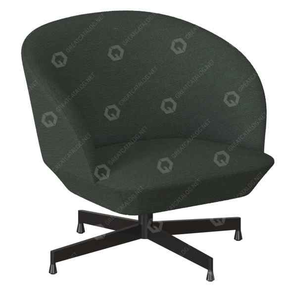 Fauteuils Muuto Oslo Lounge modèle 3D