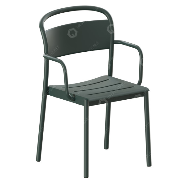 Крісло Muuto Linear Steel 3D модель