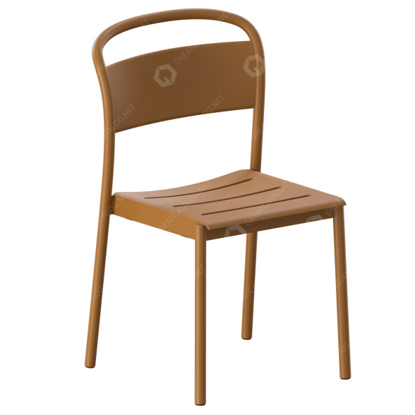 Chair Muuto Linear Steel 3D model