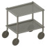 Carritos para alimentos Muuto Flow Trolley - MoJIoKo