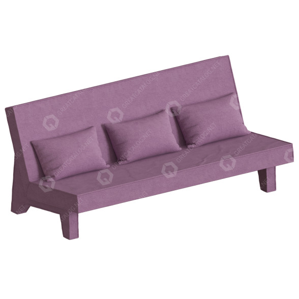 Sofa Massproductions Bam! 3 Seater 3D-Modell
