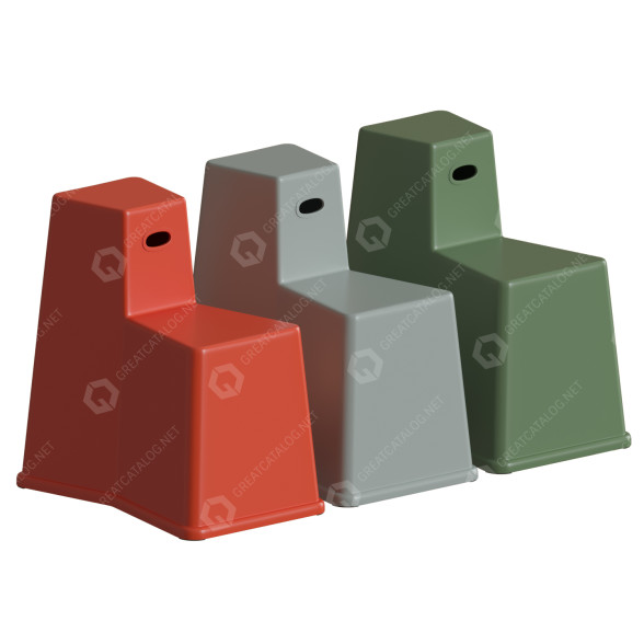 Табурет Vitra Tool 3D модель