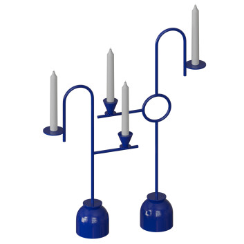 Свічники Cappellini Blue 3D модель