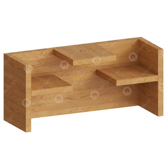 Стол и скамьи e15 Tafel 3D модель