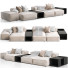 Диван Living Divani Extra Soft Continetori - Visual.3d.art