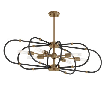 Żyrandol Antique Brass by Framburg Lighting Model 3D