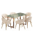 Table and Chairs Baxton Studio Vianne Glam - DayToday