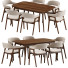 Table and Chairs Article Savis Mist - DayToday