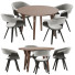 Mesa y sillas Armen Living Verano - DayToday