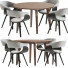 Mesa y sillas Armen Living Verano - DayToday
