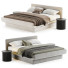 Lit et tables de chevet Gallotti&Radice Lilas - adhamov