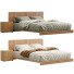 Lit et tables de chevet Modern Paneled Wood - ED-MONTE