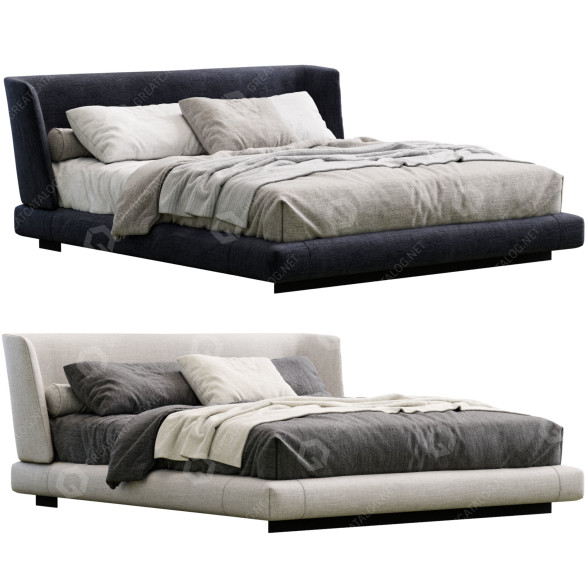 Cama Minotti Reeves Modelo 3D