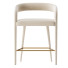 Tabouret de bar CB2 Lisette White Counter - DayToday