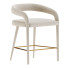 Tabouret de bar CB2 Lisette White Counter - DayToday