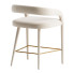 Tabouret de bar CB2 Lisette White Counter - DayToday