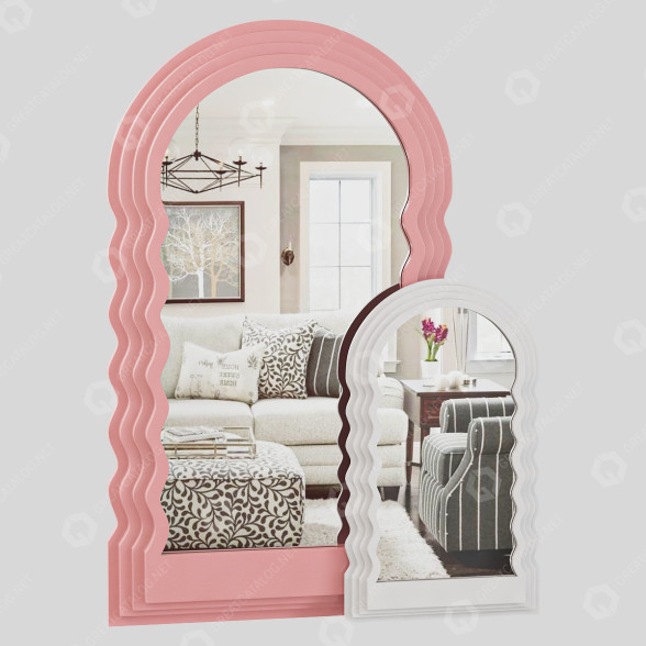 Дзеркала Mid Century Vintage Retro 3D модель