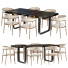 Table and Chairs CB2 Play and Valini Nordic Accent - DayToday
