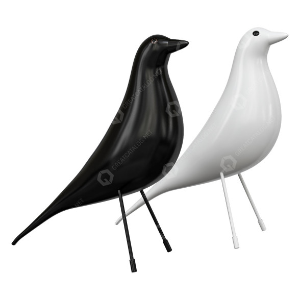 Statuette Bobo Birds Figurine Fiberglass Craft modèle 3D