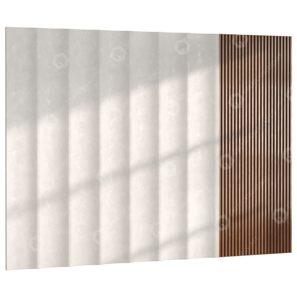 Panel ścienny Decorative N2 model 3D