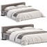 Cama y mesitas de noche Desiree Kubic 24 - Rivera 3D