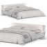 Cama y mesitas de noche Desiree Kubic 24 - Rivera 3D