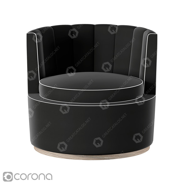 Крісло Adele 3D модель