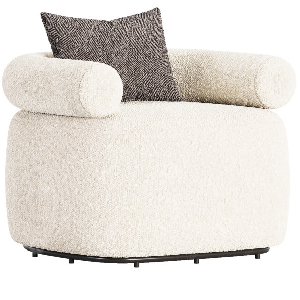 Sessel Sarah Ellison Huggy Swivel 3D-Modell