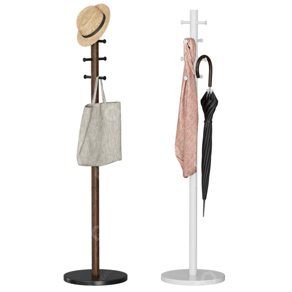 Вішалки та одяг Umbra Pillar Coat Rack 3D модель