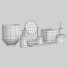 Akcesoria Modern Resin Stone Bath - Ginex