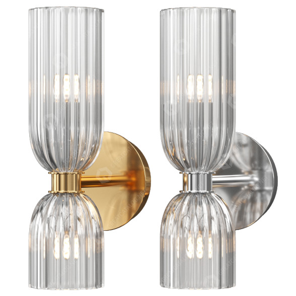 Wandleuchte Visual Comfort & Co Asalea Double Bath Sconce Circa 3D-Modell