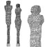 Sculptures Abstract Male and Female Figures - Boombast