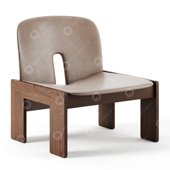 Крісло Cassina Afra & Tobia Scarpa 925 3D модель