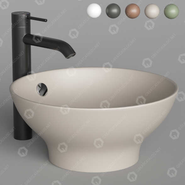 Waschbecken Artceram Fuori 1 TFL002 3D-Modell