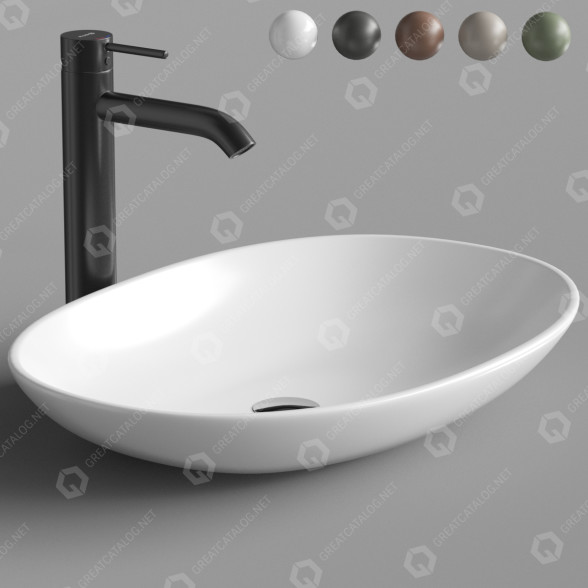 Umywalka Artceram La Fontana LFL001 model 3D