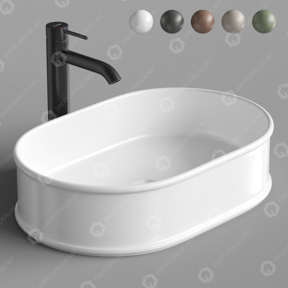 Umywalka Artceram Atelier ATL002 model 3D