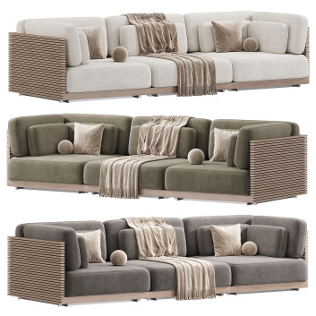 Sofa  Restoration Hardware Caicos 3 Model 3D