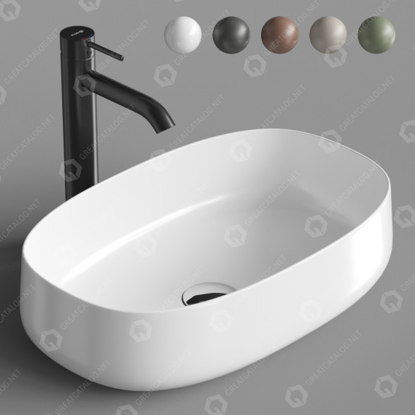 Lavabo Artceram Cognac 55 Col003 Modelo 3D