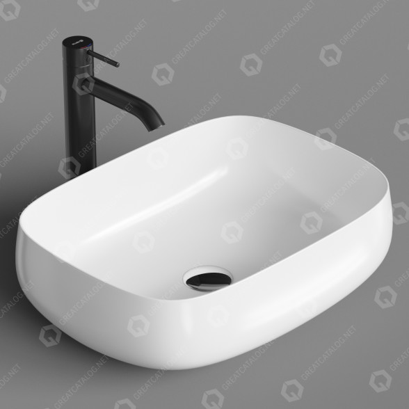 Waschbecken Artceram Cognac Quadro 56 3D-Modell