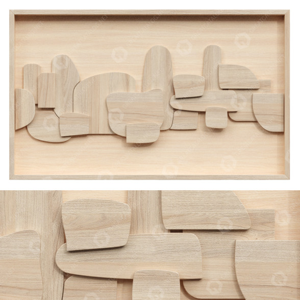 Картина West Elm Elan Byrd 3D модель