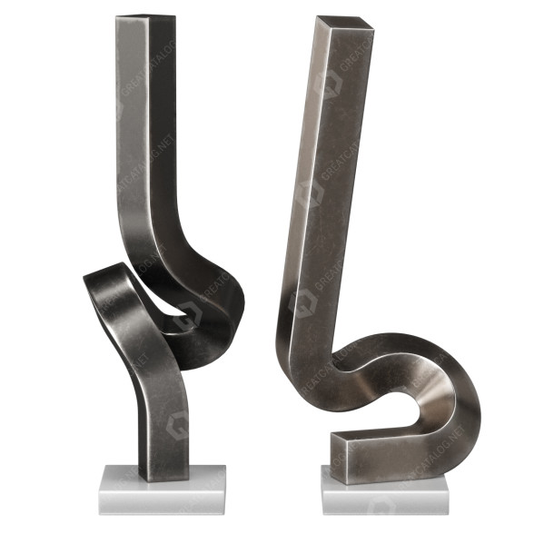 Скульптуры Abstract Metal 3D модель