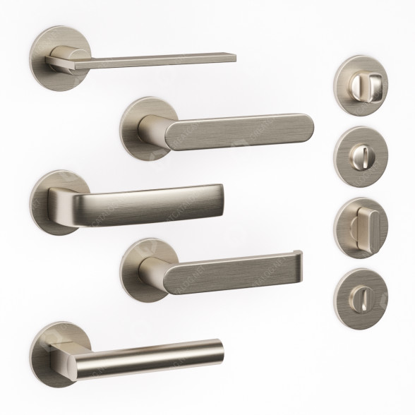 Manijas de puerta Olivari Conjunto 5 Modelo 3D