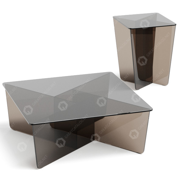 Tables basses MADE Oki modèle 3D