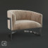 Fauteuil Barrel Lounge - Zakirov 3d