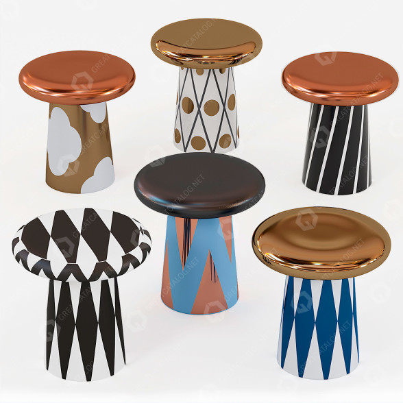 Kaffeetisch Bosa Baile Collection by Jaime Hayon 3D-Modell