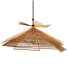 Lámpara colgante Heaps & Woods Franck Natural Rattan Medium - artpolka
