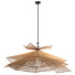 Lámpara colgante Heaps & Woods Franck Natural Rattan Medium - artpolka