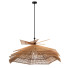 Lámpara colgante Heaps & Woods Franck Natural Rattan Medium - artpolka