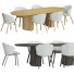 Tisch und Stühle Gubi Close by Arco and Moon Dining - toxirow